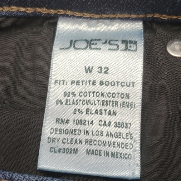 Joe's Jeans AAIDA Vintage Reserve women US 32 Petite Bootcut dark wash jeans - Picture 5 of 10